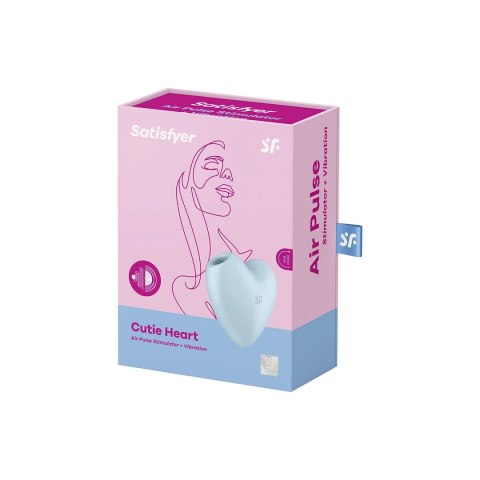 Satisfyer Cutie Heart - Wibrujący model pulsacyjny, silikon, IPX7, rożowy Satisfyer Cutie Heart - Wibrujący model pulsacyjny, silikon, IPX7, rożowy
