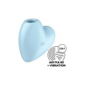 Satisfyer Cutie Heart - Wibrujący model pulsacyjny, silikon, IPX7, rożowy