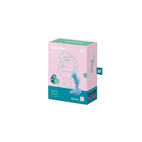 Satisfyer Deep Diver Plug Wibrujący, Bluetooth, silikon, średni rozmiar Satisfyer Deep Diver Plug Wibrujący, Bluetooth, silikon, średni rozmiar