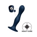 Satisfyer Double Ball-R - model z obciążeniem, silikon, czarny
