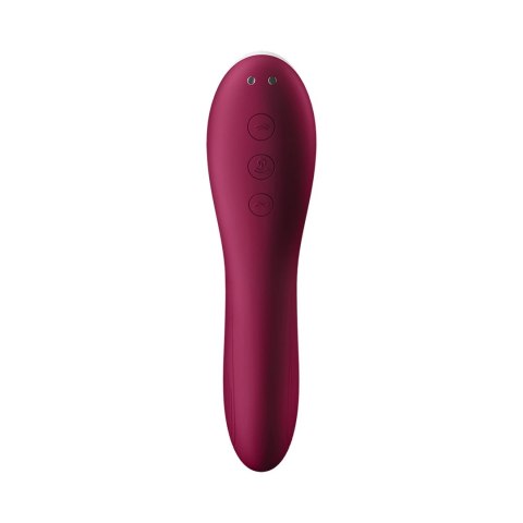 Satisfyer Dual Crush - Wibrator pulsacyjny 2w1, silikon, wodoodporny Satisfyer Dual Crush - Wibrator pulsacyjny 2w1, silikon, wodoodporny