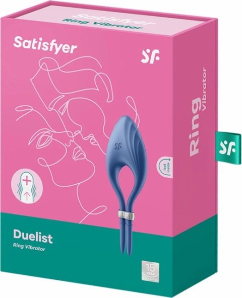 Satisfyer Duelist - Pierścień silikonowy regulowany, wibracyjny IPX7 Satisfyer Duelist - Pierścień silikonowy regulowany, wibracyjny IPX7