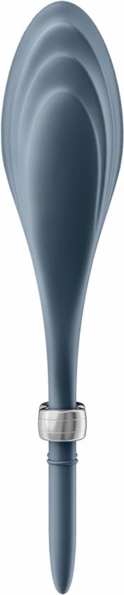 Satisfyer Duelist - Regulowany pierścień silikonowy z wibracją, czarny Satisfyer Duelist - Regulowany pierścień silikonowy z wibracją, czarny
