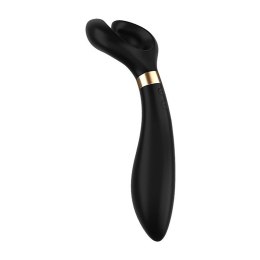 Satisfyer Endless Joy - wielofunkcyjne urządzenie z obrotową głowką, czarne