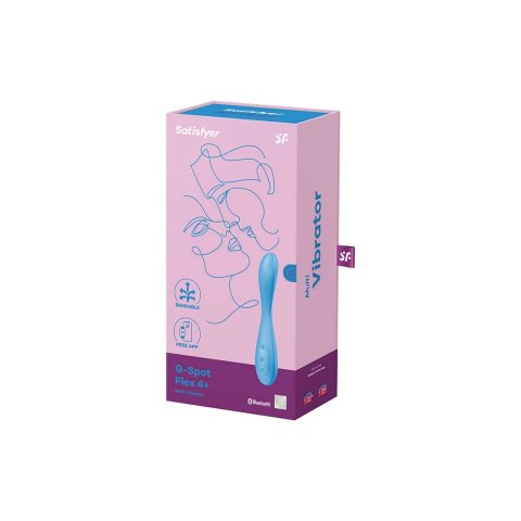 Satisfyer Flex 4 - Wielofunkcyjny, zakrzywiony model silikonowy, wodoodporny Satisfyer Flex 4 - Wielofunkcyjny, zakrzywiony model silikonowy, wodoodporny