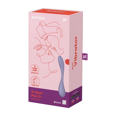 Satisfyer Flex 5 Connect App - elastyczny model wielofunkcyjny, silikonowy Satisfyer Flex 5 Connect App - elastyczny model wielofunkcyjny, silikonowy