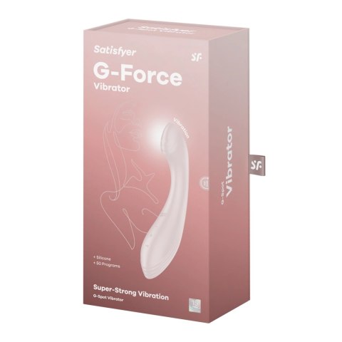 Satisfyer G-Force Zakrzywiony model silikonowy, 50 trybow wibracji Satisfyer G-Force Zakrzywiony model silikonowy, 50 trybow wibracji