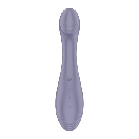 Satisfyer G-Force silikonowy wibrator zakrzywiony, 50 trybow, fioletowy Satisfyer G-Force silikonowy wibrator zakrzywiony, 50 trybow, fioletowy