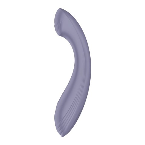Satisfyer G-Force silikonowy wibrator zakrzywiony, 50 trybow, fioletowy Satisfyer G-Force silikonowy wibrator zakrzywiony, 50 trybow, fioletowy