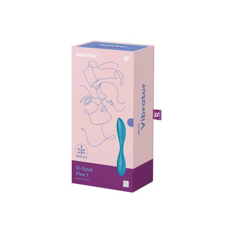 Satisfyer G-Spot Flex 1 zakrzywiony model silikonowy wodoodporny Satisfyer G-Spot Flex 1 zakrzywiony model silikonowy wodoodporny