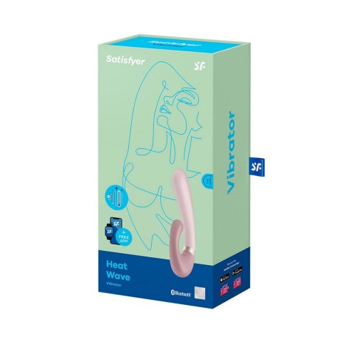 Satisfyer Heat Wave podwojny model kroliczek z funkcją podgrzewania Satisfyer Heat Wave podwojny model kroliczek z funkcją podgrzewania