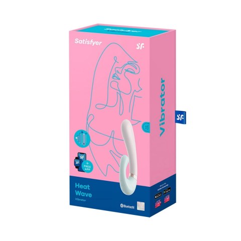 Satisfyer Heat Wave - podwojny model z funkcją podgrzewania, rożowy Satisfyer Heat Wave - podwojny model z funkcją podgrzewania, rożowy
