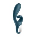 Satisfyer Hug Me - Wibrator podwojny Bluetooth silikonowy IPX7
