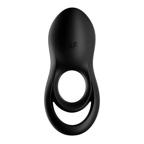 Satisfyer Legendary Duo czarny - podwojny pierścień wibrujący z silikonem Satisfyer Legendary Duo czarny - podwojny pierścień wibrujący z silikonem