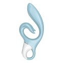 Satisfyer Love Me - model podwojny z elastycznym uchwytem, silikonowy