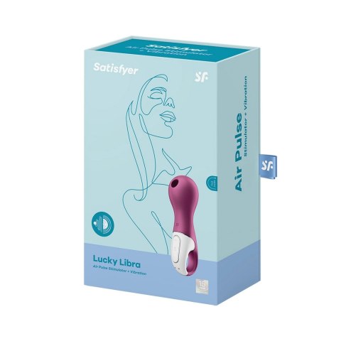 Satisfyer Lucky Libra - urządzenie z technologią impulsow powietrznych, rożowy Satisfyer Lucky Libra - urządzenie z technologią impulsow powietrznych, rożowy