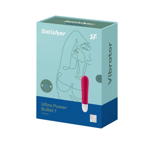 Satisfyer Power Bullet 1 mini - kompaktowa maszyna wibrująca, czerwona Satisfyer Power Bullet 1 mini - kompaktowa maszyna wibrująca, czerwona