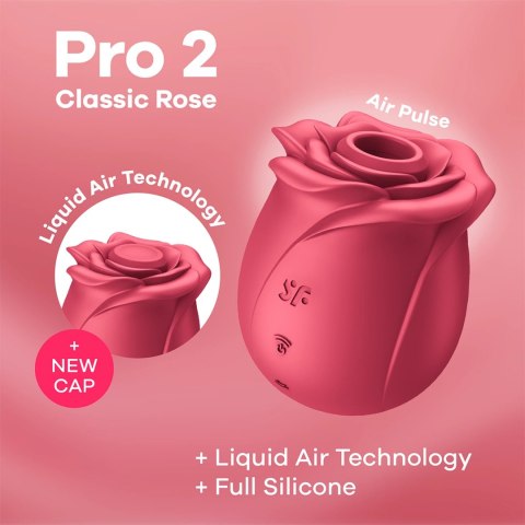 Satisfyer Pro 2 Modern Blossom - urządzenie pulsacyjne w formie roży, 11 trybow Satisfyer Pro 2 Modern Blossom - urządzenie pulsacyjne w formie roży, 11 trybow