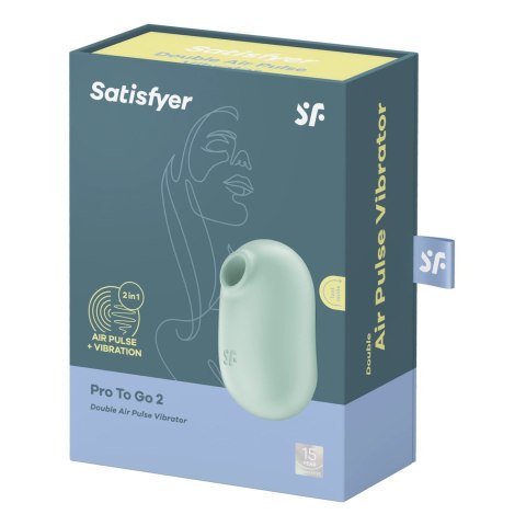 Satisfyer Pro To Go 2 - kompaktowy model pulsacyjny z podwojną funkcją Satisfyer Pro To Go 2 - kompaktowy model pulsacyjny z podwojną funkcją