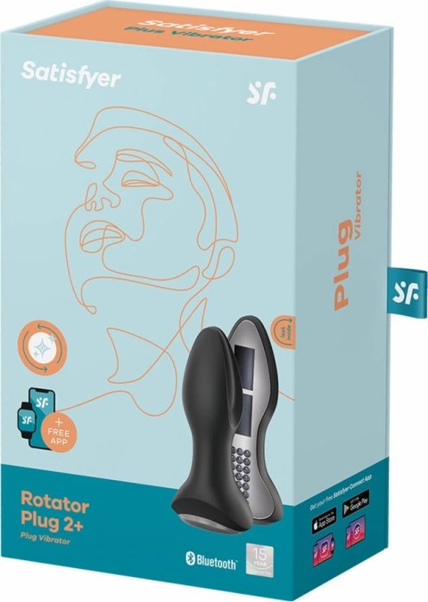 Satisfyer Rotator Plug 2+ - Wibrująca wtyczka z funkcją rotacji Bluetooth Satisfyer Rotator Plug 2+ - Wibrująca wtyczka z funkcją rotacji Bluetooth