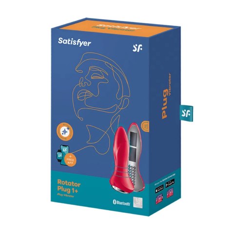 Satisfyer Rotator Plug 2+ wibrujący korek intymny z rotacją Bluetooth Satisfyer Rotator Plug 2+ wibrujący korek intymny z rotacją Bluetooth