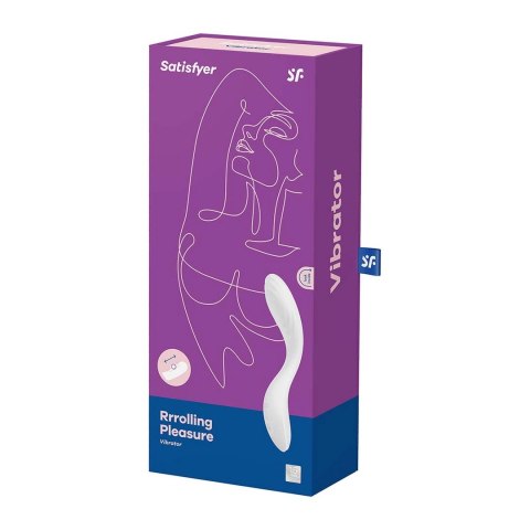 Satisfyer Rrrolling Explosion - wibrator punktowy zakrzywiony, silikonowy Satisfyer Rrrolling Explosion - wibrator punktowy zakrzywiony, silikonowy