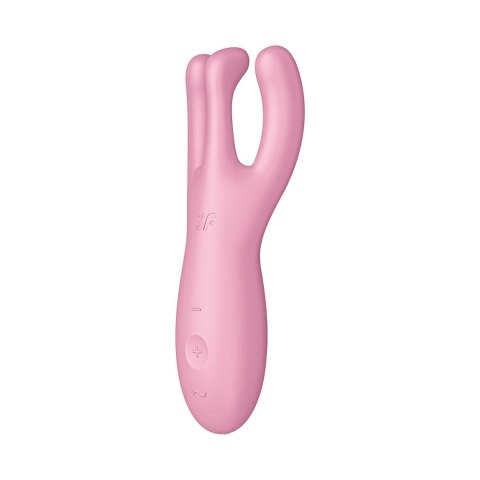 Satisfyer Threesome 4 - Model z 3 silnikami, silikonowy, wodoodporny Satisfyer Threesome 4 - Model z 3 silnikami, silikonowy, wodoodporny