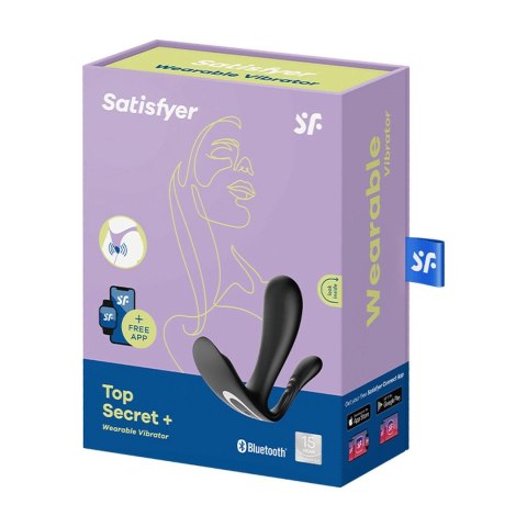 Satisfyer Top Secret+ model do bielizny Bluetooth silikon IPX7 Satisfyer Top Secret+ model do bielizny Bluetooth silikon IPX7