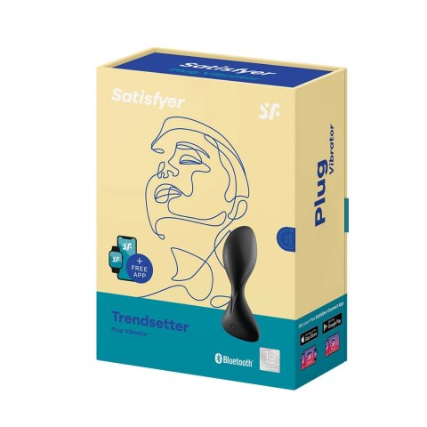 Satisfyer Trendsetter Plug - Model z aplikacją, 12 programow, antracyt Satisfyer Trendsetter Plug - Model z aplikacją, 12 programow, antracyt