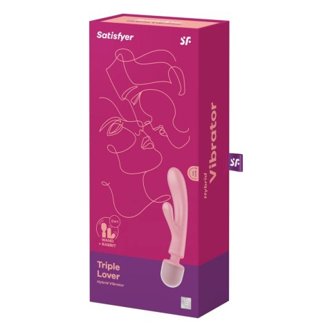 Satisfyer Triple Lover masażer wielofunkcyjny 3 silniki silikon IPX7 Satisfyer Triple Lover masażer wielofunkcyjny 3 silniki silikon IPX7