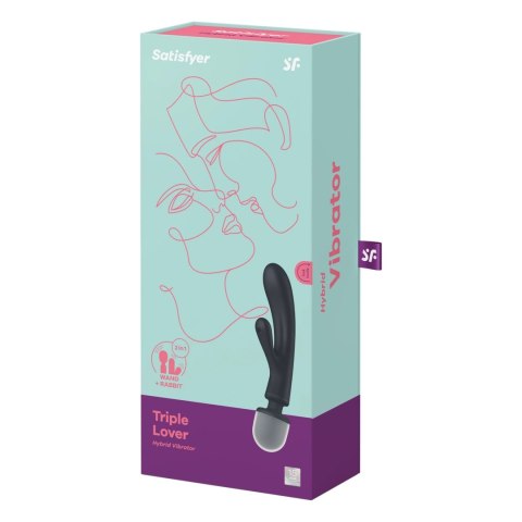 Satisfyer Triple Lover model 3-silnikowy silikonowy, wodoodporny IPX7 Satisfyer Triple Lover model 3-silnikowy silikonowy, wodoodporny IPX7