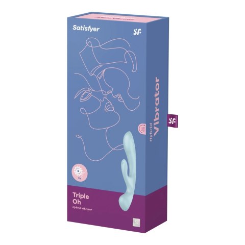 Satisfyer Triple Oh - wibrator z trzema silnikami, silikon, wodoodporny Satisfyer Triple Oh - wibrator z trzema silnikami, silikon, wodoodporny