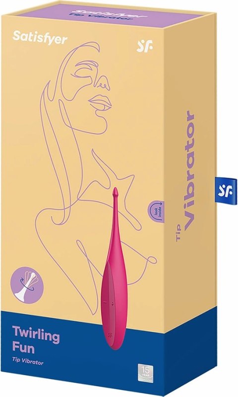 Satisfyer Twirling Fun precyzyjny stymulator punktowy USB czarny Satisfyer Twirling Fun precyzyjny stymulator punktowy USB czarny