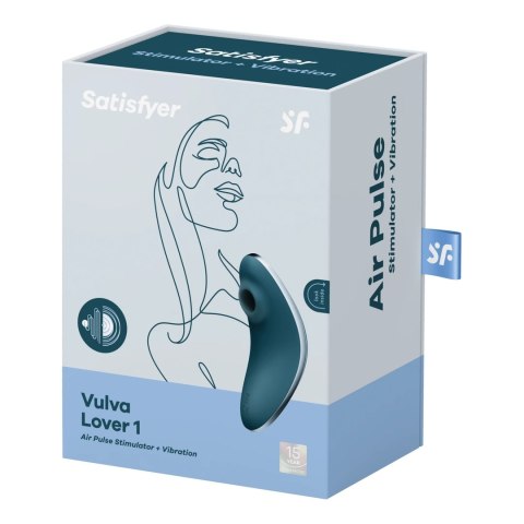 Satisfyer Vulva Lover 1 - Wibrator pulsacyjny, 2 silniki, wodoodporny Satisfyer Vulva Lover 1 - Wibrator pulsacyjny, 2 silniki, wodoodporny