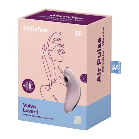 Satisfyer Vulva Lover 1 - podwojny stymulator pulsacyjno-wibracyjny, silikonowy Satisfyer Vulva Lover 1 - podwojny stymulator pulsacyjno-wibracyjny, silikonowy