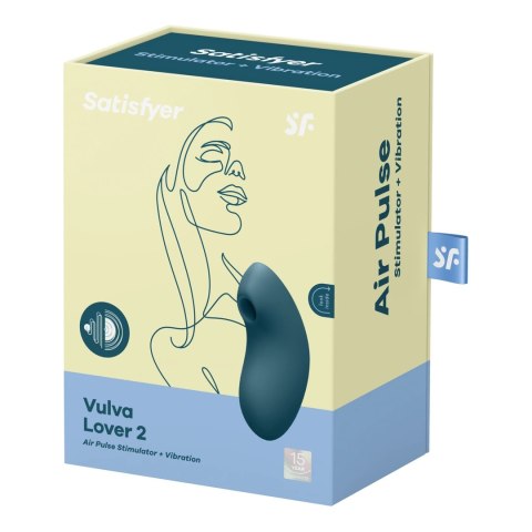 Satisfyer Vulva Lover 2 - Wibrujący model pulsacyjny, silikon, wodoodporny Satisfyer Vulva Lover 2 - Wibrujący model pulsacyjny, silikon, wodoodporny