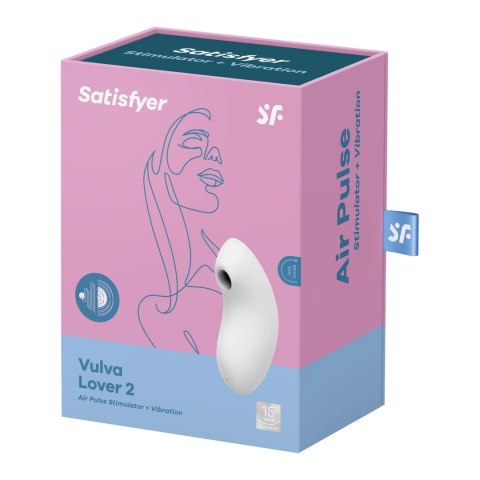 Satisfyer Vulva Lover 2 - dwusilnikowy model pulsacyjno-wibracyjny, silikon Satisfyer Vulva Lover 2 - dwusilnikowy model pulsacyjno-wibracyjny, silikon