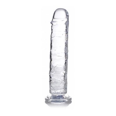 Curve Toys Crystal Clear Model 18 cm z anatomiczną podstawą Curve Toys Crystal Clear Model 18 cm z anatomiczną podstawą