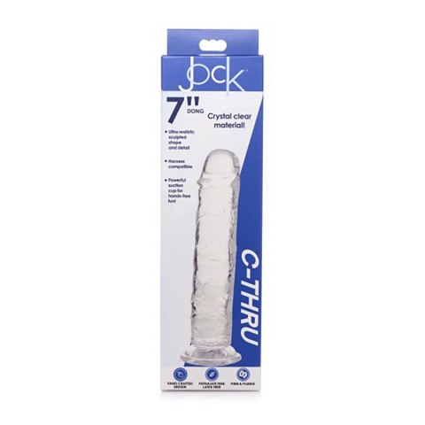 Curve Toys Crystal Clear Model 18 cm z anatomiczną podstawą Curve Toys Crystal Clear Model 18 cm z anatomiczną podstawą