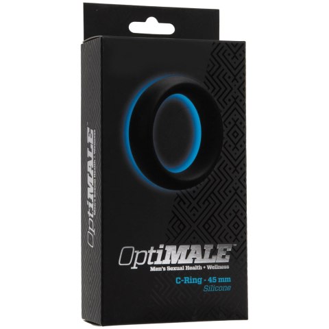 Doc Johnson OptiMALE pierścień silikonowy 45 mm czarny Doc Johnson OptiMALE pierścień silikonowy 45 mm czarny