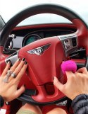Gvibe Gring XL - silikonowy pierścień z silnikiem wibracyjnym, czarny