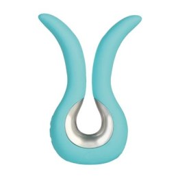 Gvibe Mini Tiffany - Kompaktowy masażer intymny, zakrzywiony, turkusowy