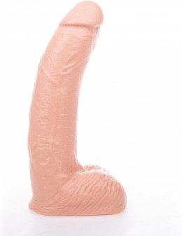 Hung System George 22 cm - model z jądrami, mocny system mocowania