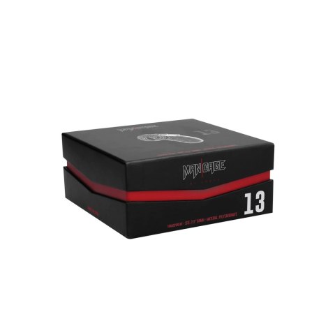 Man|Cage Model 22 - System kontrolny z elektrostymulacją, pierścienie 6,5 cm Man|Cage Model 22 - System kontrolny z elektrostymulacją, pierścienie 6,5 cm