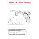 Man|Cage Model 22 - System kontrolny z elektrostymulacją, pierścienie 6,5 cm