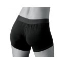 XR Brands Boxer Harness L/XL - zintegrowany pierścień, czarne