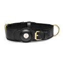 XR Brands Collar With Tracking System skorzana regulowana czarna