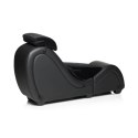 XR Brands Deluxe Sofa z poduszkami wspierającymi, składana PU czarna