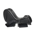 XR Brands Deluxe Sofa z poduszkami wspierającymi, składana PU czarna