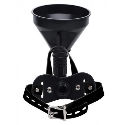 XR Brands Model Funnel Gag - System z lejkiem do ust, regulowany XR Brands Model Funnel Gag - System z lejkiem do ust, regulowany